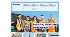 Desktop Screenshot of halter-recycling.ch